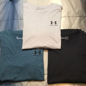 3 Piece Set Medium Under Armour Tees